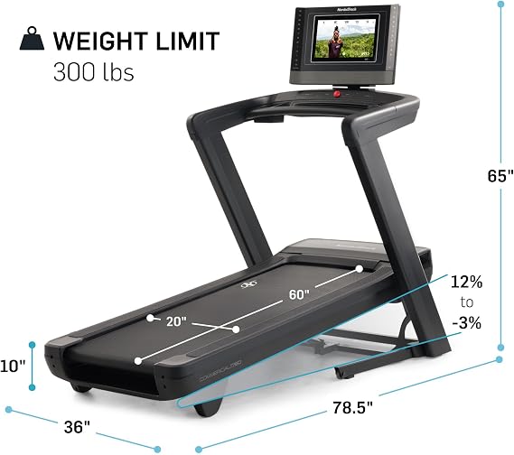 NordicTrack Commercial Series 1750; iFIT-enabled Treadmill for Running and Walking with 14 Pivoting Touchscreen