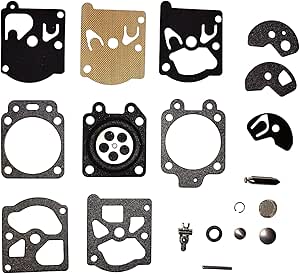 Membrana Carburatore K10-WAT Kit Riparazione Carburatore 10 Pezzi | Membrana E Diaframma Per Serie K10-WAT RH | Ricambio Auto Riparazione Motori