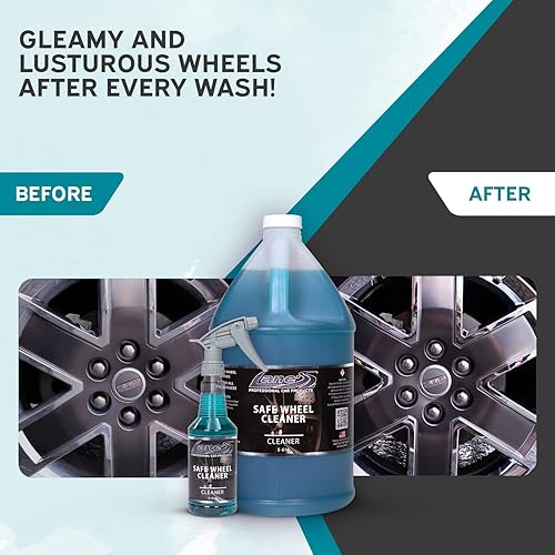 Miniatura 5 de LANE'S Limpiador de ruedas, limpiador seguro para ruedas pintadas, pulidas, con recubrimiento en polvo y cromadas, elimina el polvo, la suciedad y