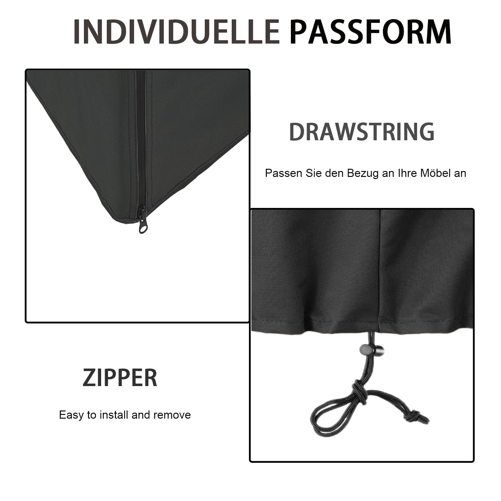 Litinliv Coperta per Lettino Pieghevole, 99x38x114CM Copri Brandina Pieghevole, Copertura per Letto Impermeabile in tessuto Oxford, Letto Pieghevole Borsa Portaoggetti Antipolvere, Nero