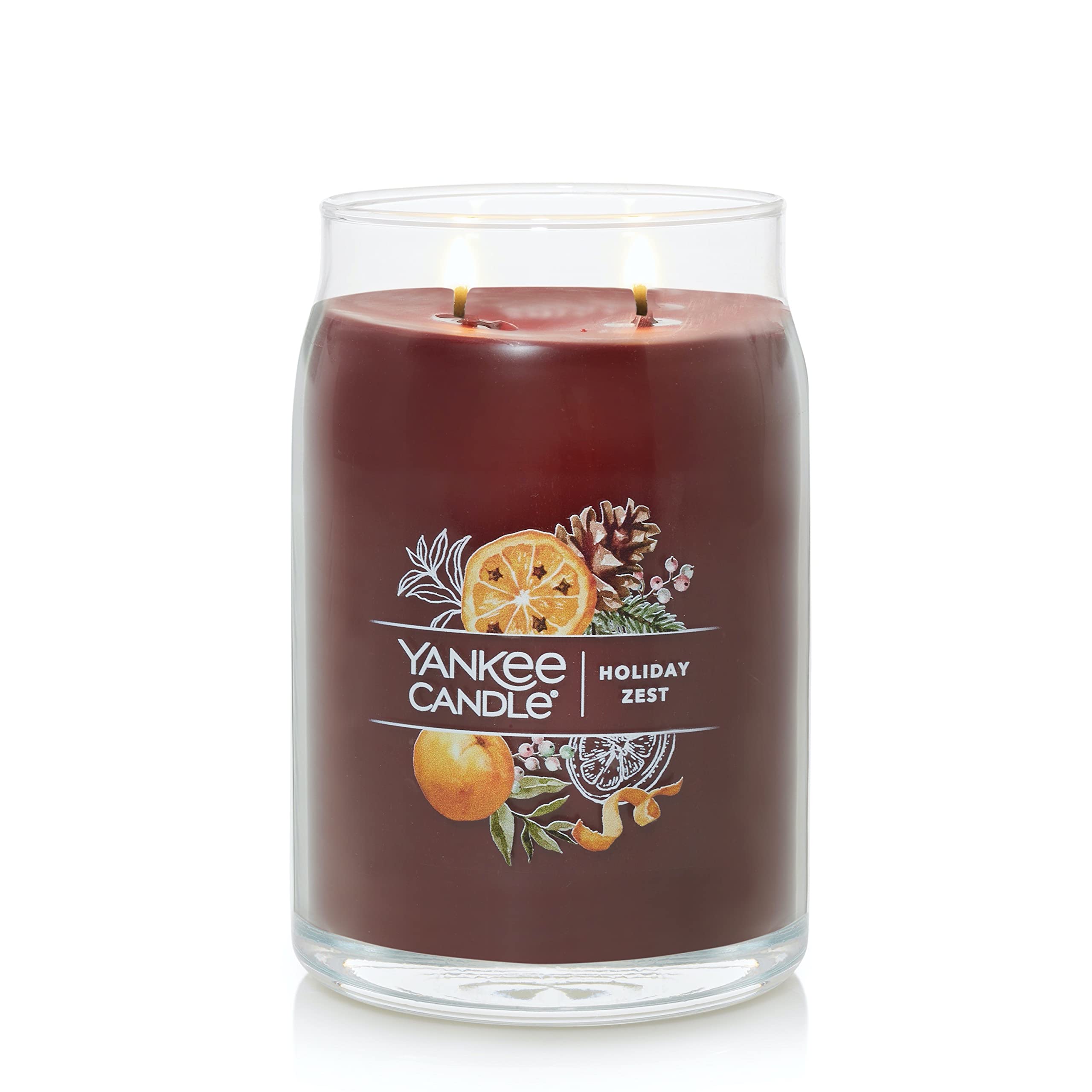 Yankee Candle 2個セット Amazon.com: Yankee Candle Holiday Zest Scented, Signature