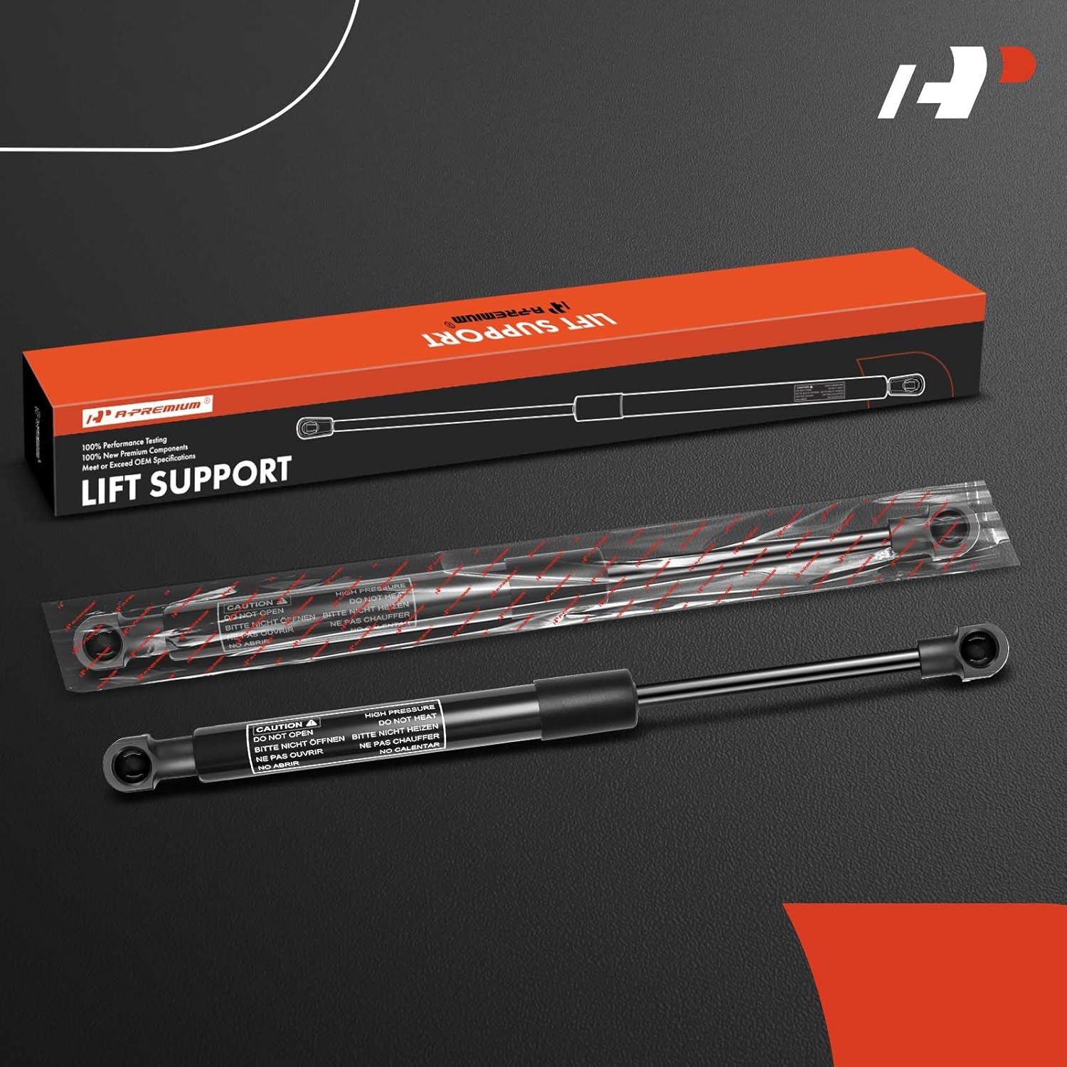 A-Premium Front Hood Lift Supports Shock Struts Compatible with BMW 120i 2005-2010 125i 2009-2010 128i 2008-2013 130i 2006-2010 135i 2008-2013 135is 2013