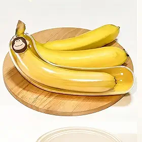 Capa protetora de banana para viagem, recipiente de frescor firme - 22,5 cm C x 5 cm L