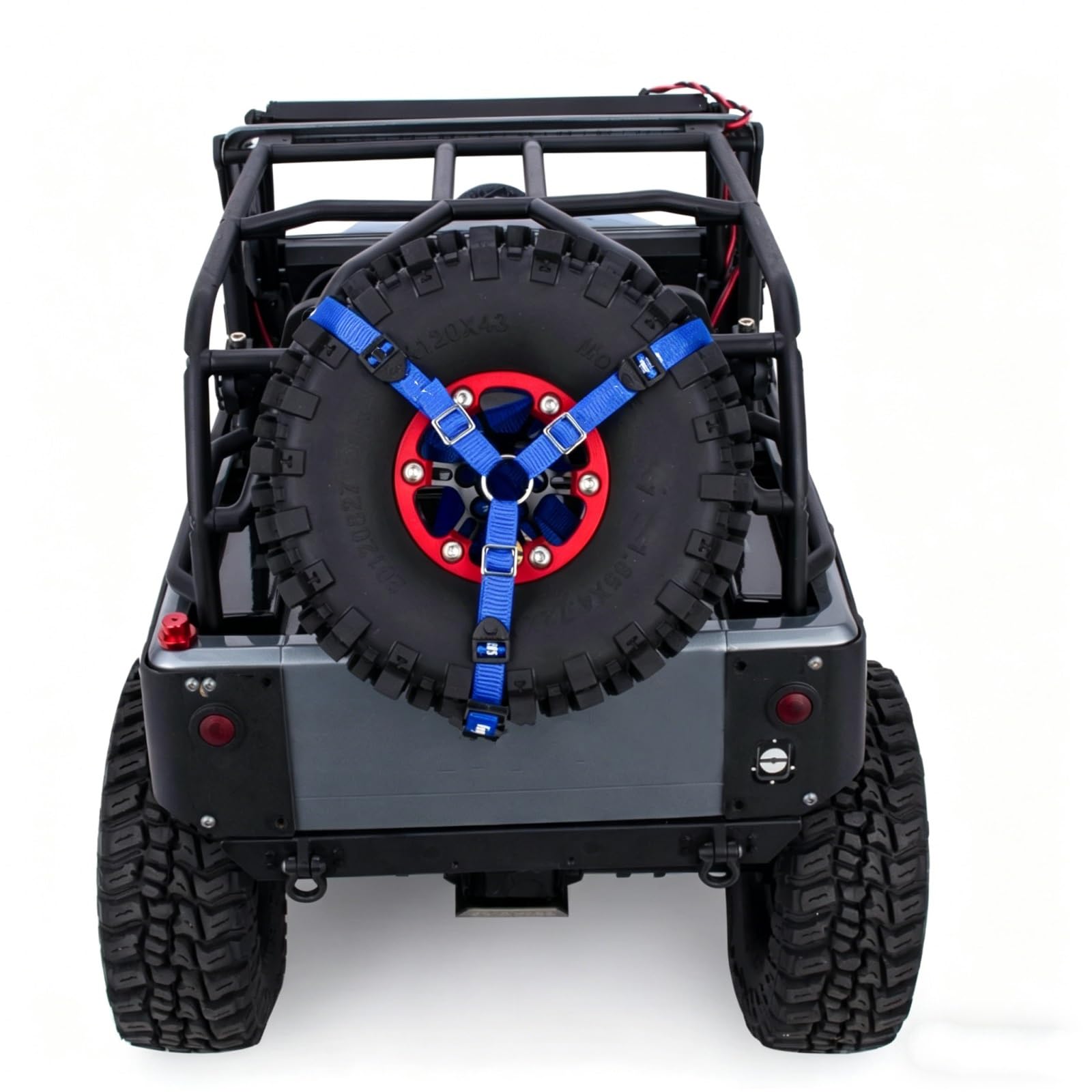 para Traxxas para TRX-4 para Axial para Scx10 90048 90046 Rr10 1/10 Coche Trepador Control Remoto Neumático Repuesto Correa Fijación Cuerda Rueda Cinturón Piezas Mejora RC