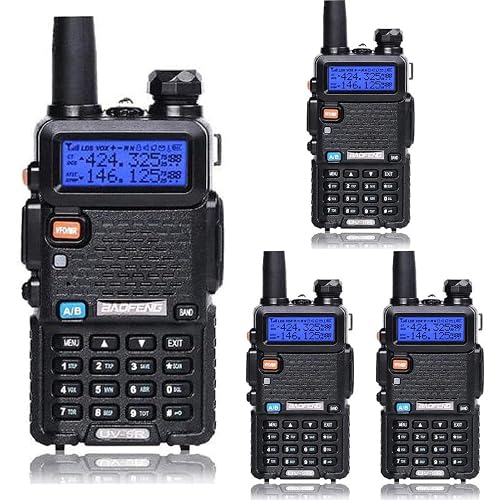 Baofeng UV-5R Ham Radio 4-Pack