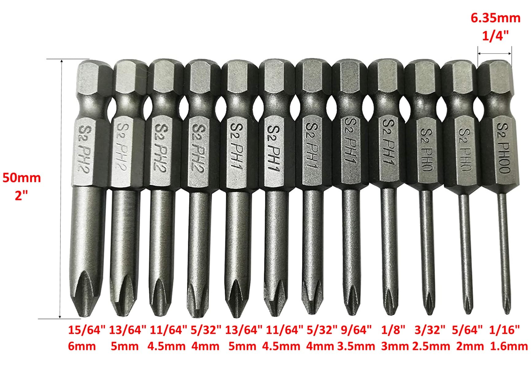 18-teiliges Schraubendreher-Bit-Set Aus S2-Stahl – Magnetisch & Mit Box (Schlitz/Kreuzschlitz)