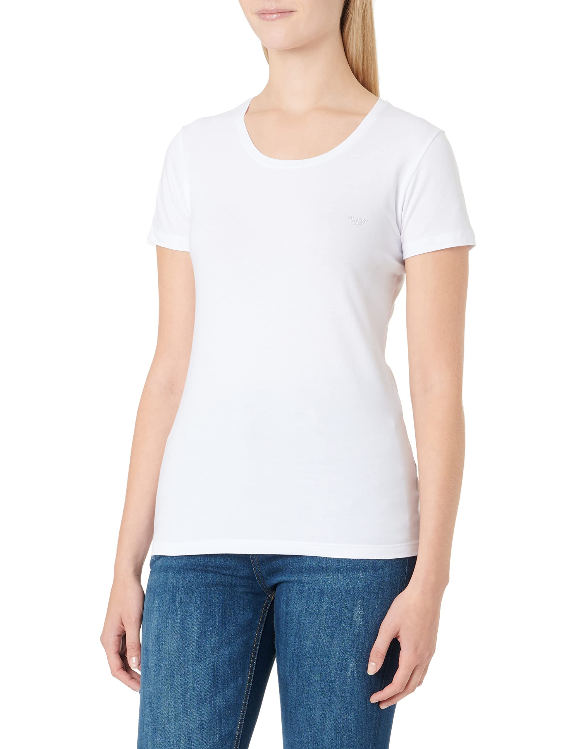 Emporio Armani Women's T-Shirt T-Shirt Not Applicable, Bianco, M