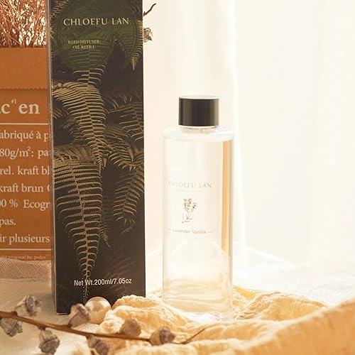 Miniatura 5 de Chloefu LAN Cherry Blossoms - Repuesto de difusor de varillas de 7.05 onzas, aceite esencial natural, ideal para aromaterapia, spa y hogar, 0% de