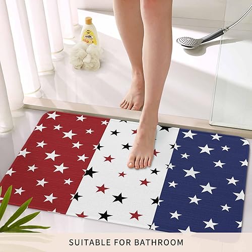 Vista 99 de Tapete de Feliz Navidad, tapete antideslizante para puerta delantera, baño, cocina, dormitorio, patio, entrada, 16 x 24 pulgadas, rojo, negro y verde