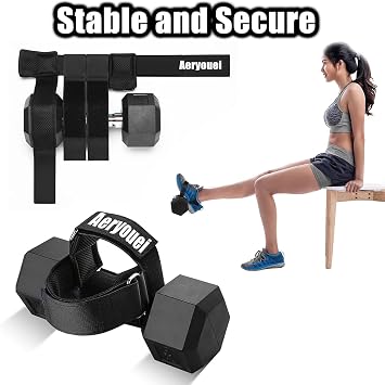 Dumbbell Foot Attachment, Tibialis Trainer, Adjustable Ankle Weights, Leg Workouts at Home for Hip Flexors,Ankle Straps for Weight Lifting,Shin Splint,Hamstring Curls,Leg extensions,Home Gym Equipment