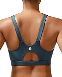 Sports Bra for Women High Support, Molded Cup High Impact Sports Bras for Women with Sewn in Pads