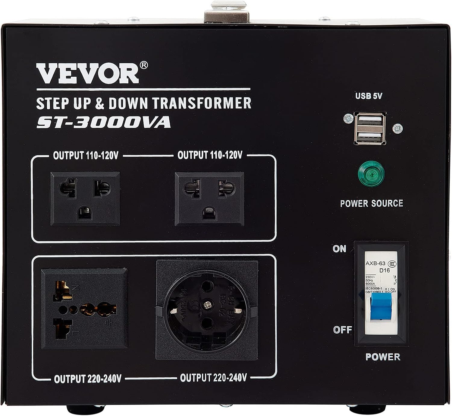 Buy VEVOR Voltage Converter Transformer, 3000W 240V to 110V 110V to
