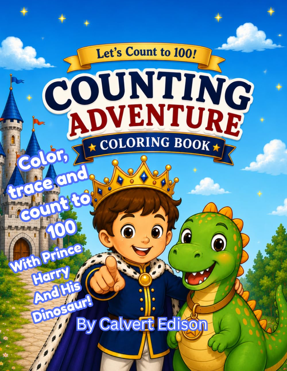 Let's Count, Trace and Color to 100 with Prince Harry!