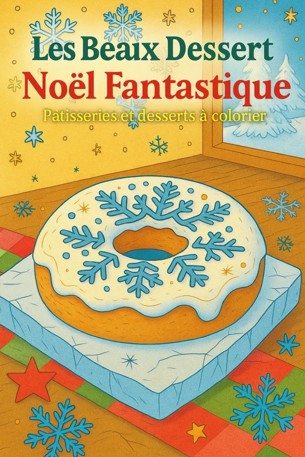 Les beaux désserts: Noël fantastique pâtisseries et desserts à colorier