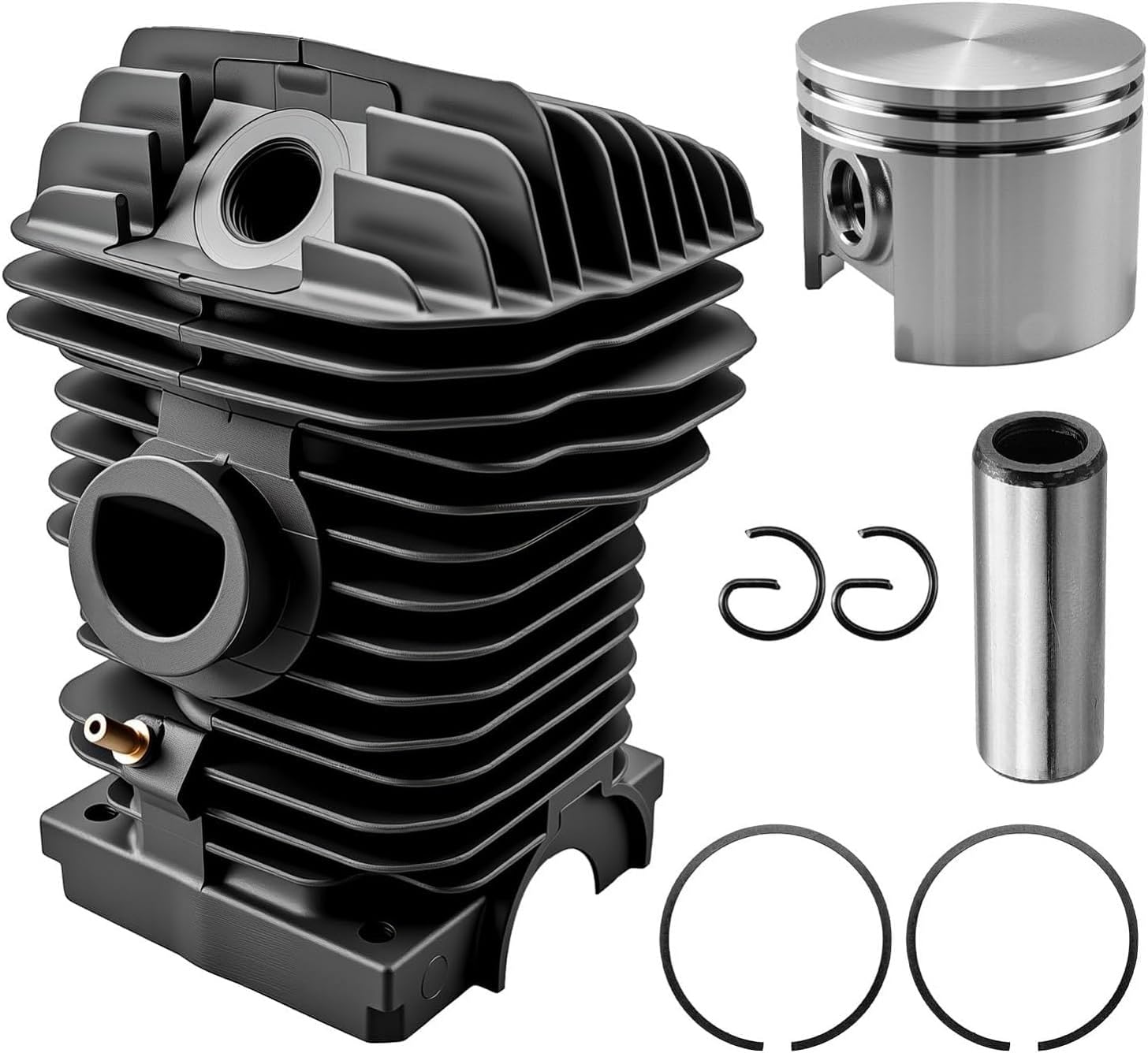STIHL MS250 Cylinder with Piston 42.5mm Assembly Kit Compatible with Stihl MS250 & MS250C Chainsaws | OEM Part No. 1123 020 1209 | Heavy-Duty Engine Replacement Spare Part-image-4