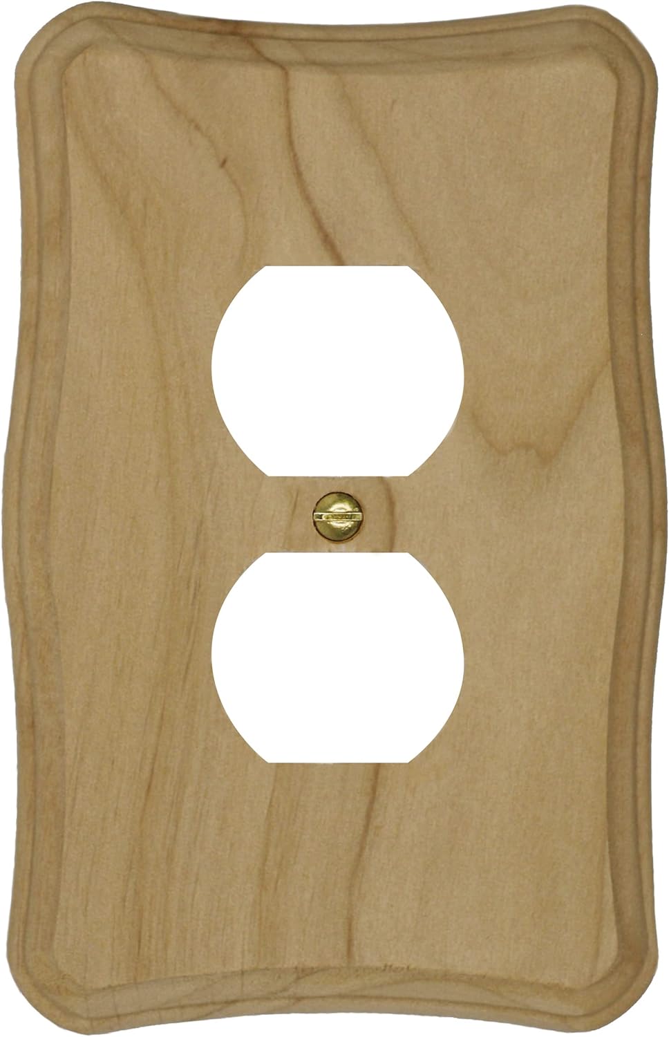 Runwireless Provincial Unfinished Wood Switch plate, Wall plate, Cover