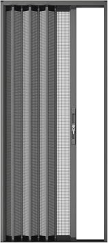 Yotache Custom Multifold Interior Accordion Door, Retractable Folding Door with Aluminum Frame and Sturdy Screen Mesh, for Entry Bedroom Kitchen Living Room