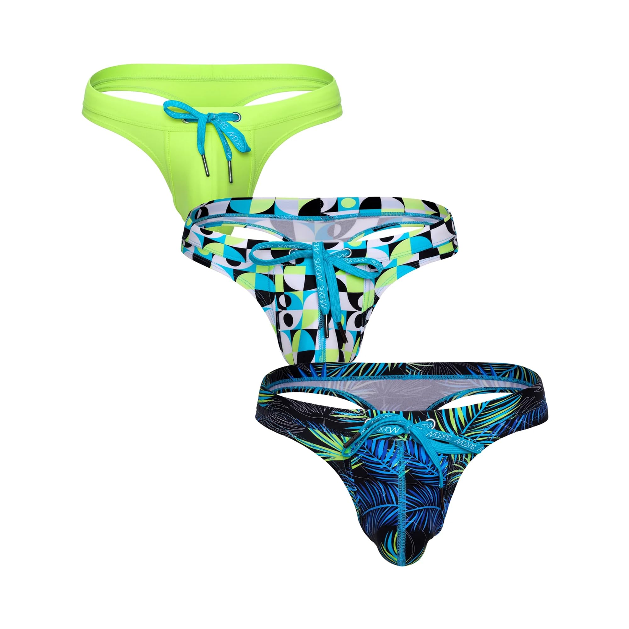 SUKREW - Costume da Bagno Uomo Mutandine a Perizoma - Torrent Swim Thong