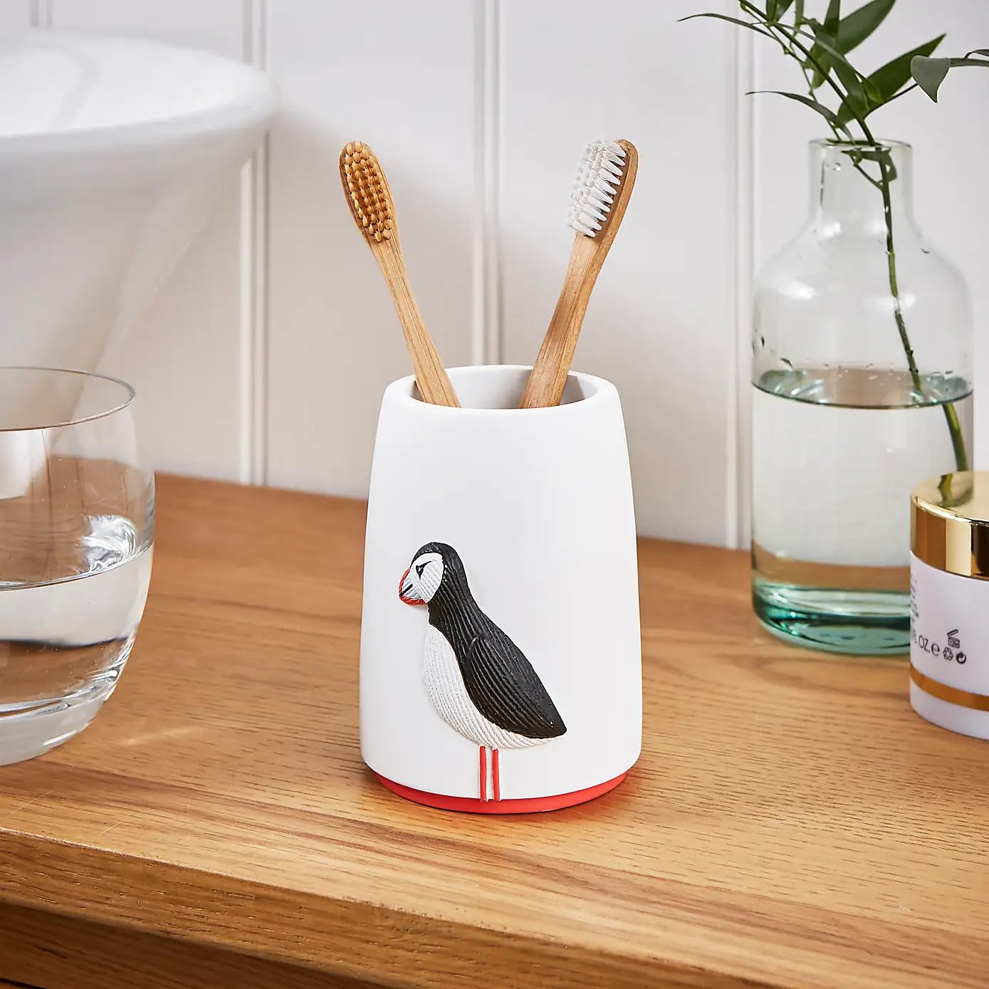 Generic New Adorable And Stunning Design Resin Toothbrush Holder- Tumbler Bathroom Decor