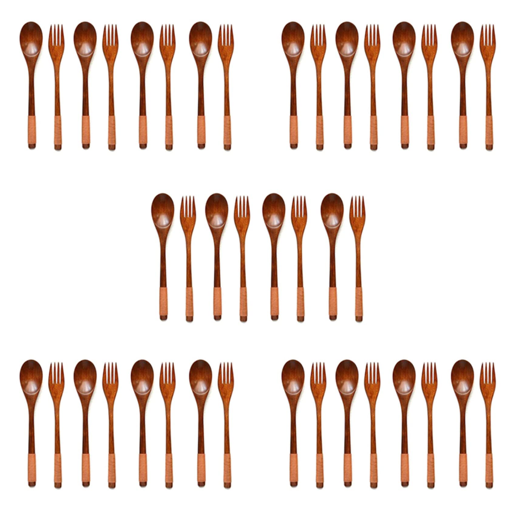 Vaisselle en bois naturel 9 pouces | Ensemble de couverts et cuisine japonaise