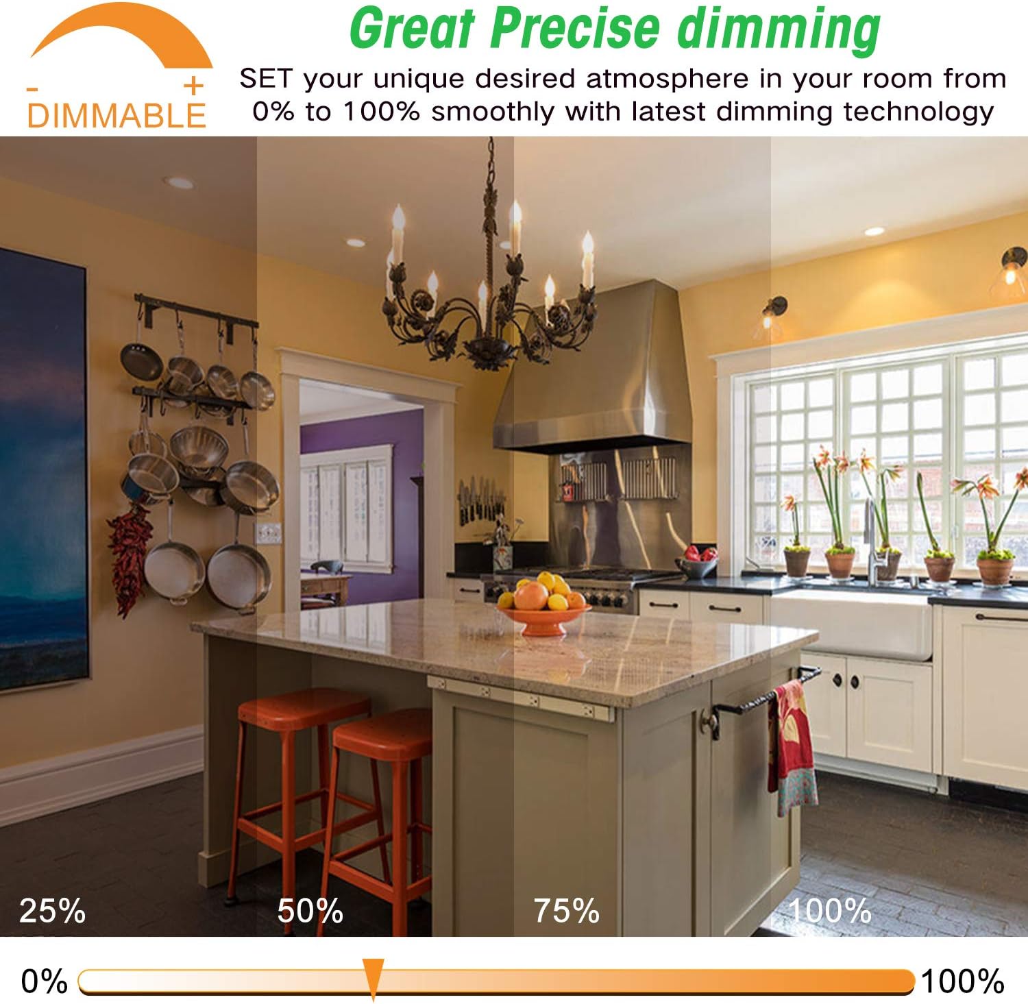 12-Pack Dimmable E12 LED Candelabra Bulbs 40Watt Equivalent, 2700K Warm White, 450Lumens, 4W B11 Vintage Chandelier Light Bulbs, LED Filament Clear Glass Candle Lamp for Ceiling Fan Home Decor1