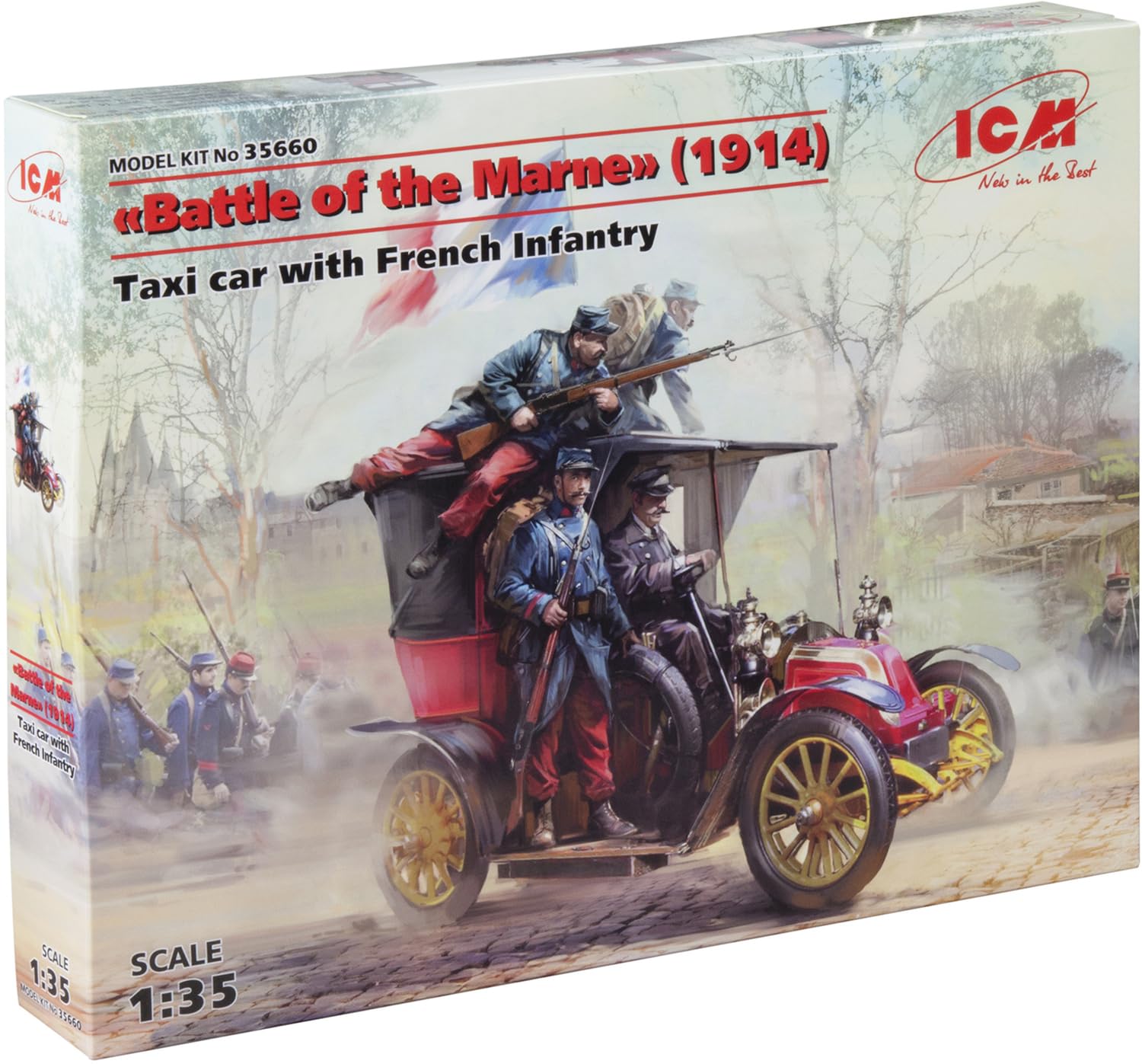 フランス　第一次世界大戦　「マルヌの戦い」記念公式ブロンズメダル 1914年発行 Amazon.co.jp: ICM 1/35 フランス陸軍 ルノータクシー w/フランス歩兵