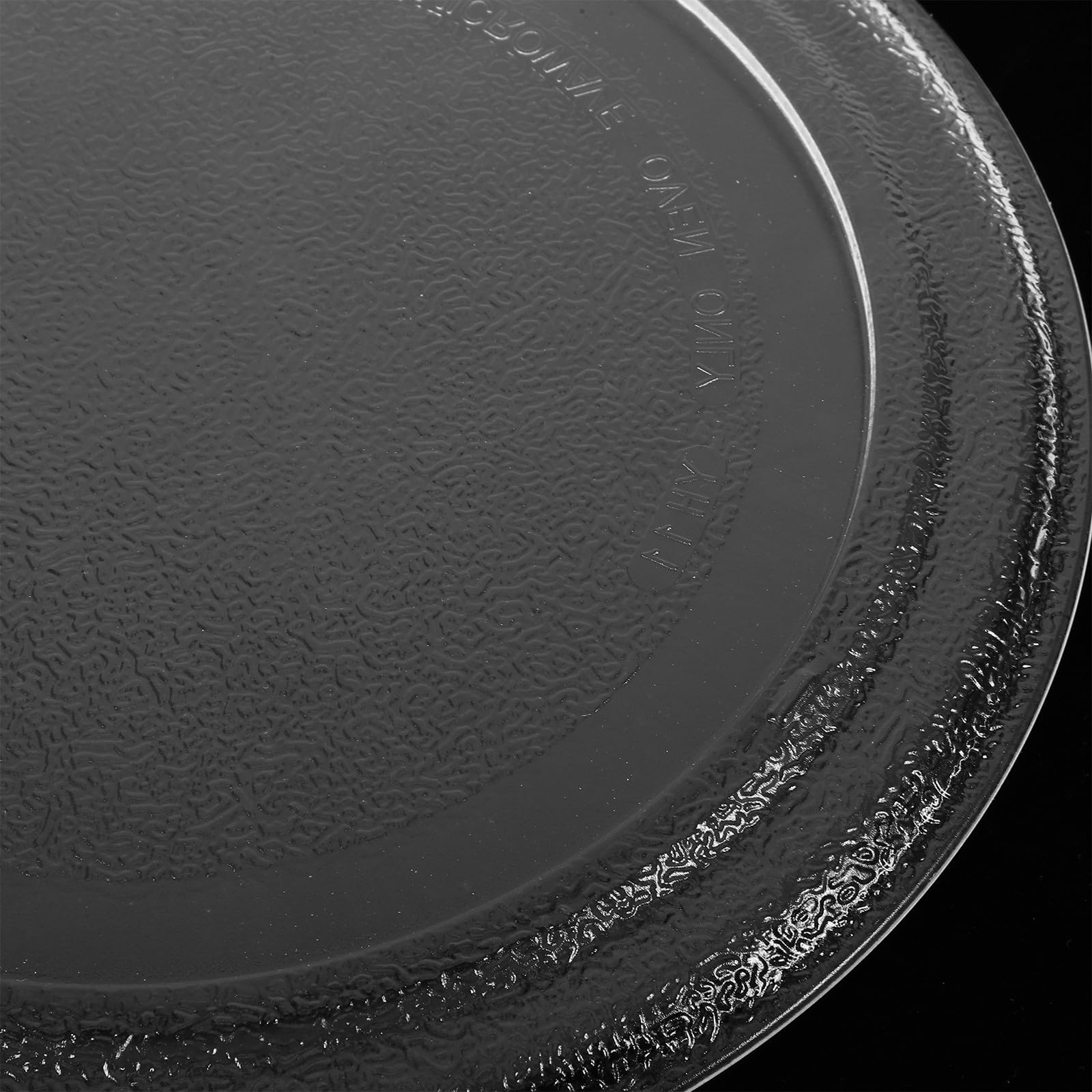 Ersatz Glasplatte für Mikrowellen 25,5cm Flach, Weißes Glas