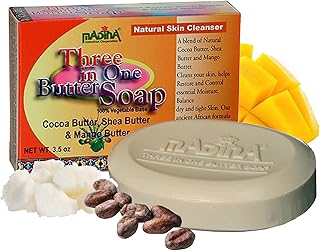 Madina Jabón de mantequilla 3 en 1, concentra...