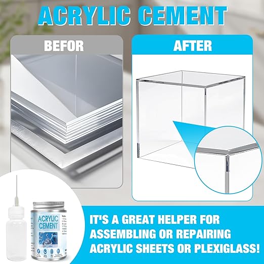 Cemento acrílico 120ML con aplicador, adhesivo de rápida curación miniatura 4