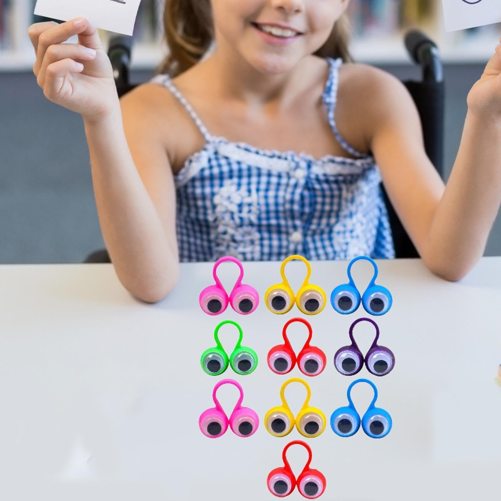 bnf 10Pcs Eyes Finger Puppets Cute for Party Bag Fillers Goodie Bag Fillers Kids S Toys & Hobbies | Educational | Other Educational Toys-image-25