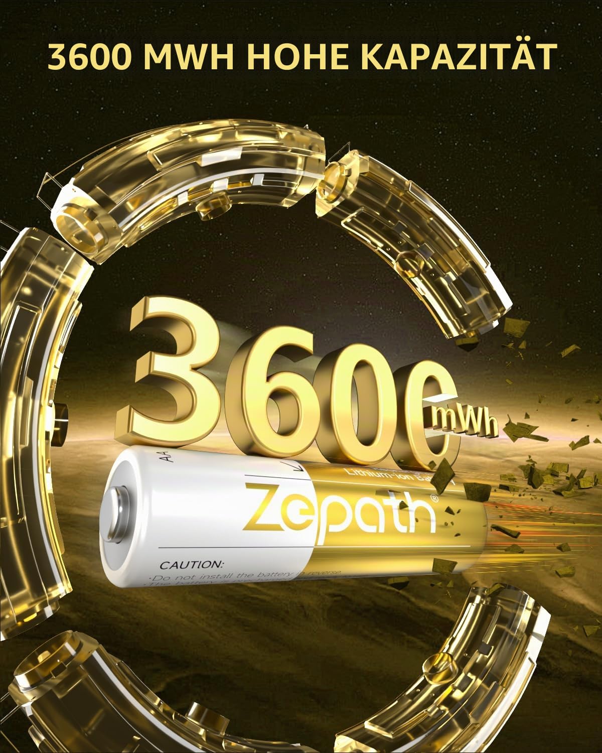 12 STK 1,5V AA Lithium Akkus Wiederaufladbar mit Ladegerät 8 Slots, 3600mWh Dobia A Wiederaufladbare Akkus mit 2000+Tech