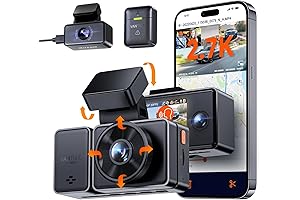 Vantrue E3 3 Channel 2.7K WiFi Dash Cam with GPS