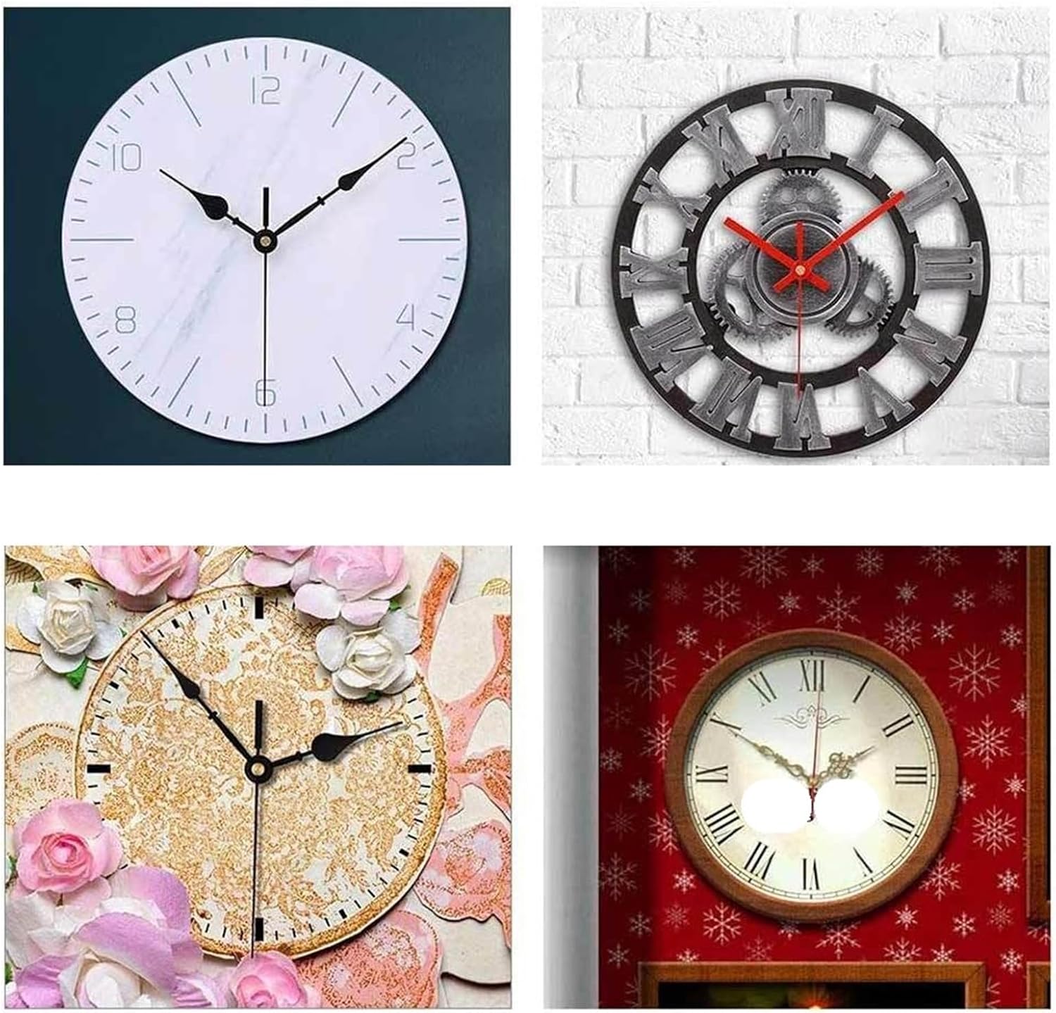 Clock Metal Movement Gold Short Hands Wall Clock Repair Desk Alarm Clocks Mechanical Desktop Bedside Small Pointers Mechanism