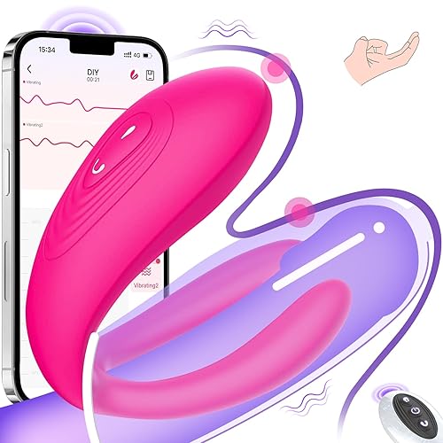 Wearable Remote Control Vibrator - BIG SHOCKED Adult Sex Toys for Women Couples Female Sex Toy G Spot Vibrater Clitoral Penis Vibrators with 10 Powerful Vibrating Dildo Sexual Pleasure Tools for Women - couples vibrator