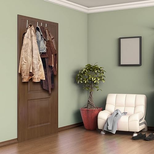 Miniatura 6 de Unjumbly ganchos para encima de la puerta reversibles diseñados para los dos anchos de puerta más populares 4 unidades