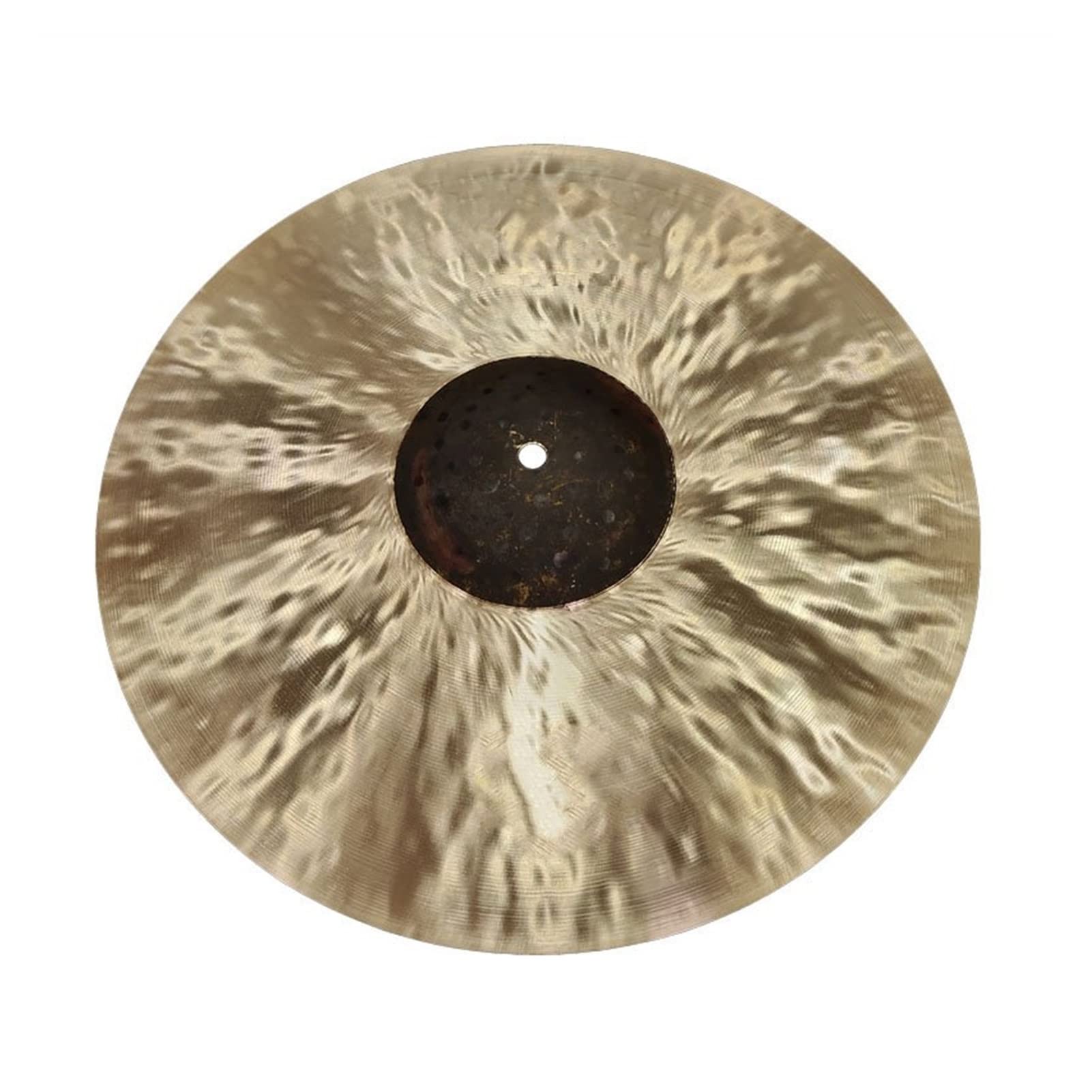 Hi-Hats Cymbals Hecho A Mano 8 ", 10", 12 ", 14", 18 ", 16", 20 "Instrumentos De Percusión Cymbals para Tambor (Color : 18")