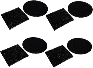 8pcs Compost Bin Filter Cotton Black Bins Diaper Pail Deodorizer Indoor Trash Can Dumpster Deodorizer Kitchen Compost Bin Countertop Garbage Can Deodorizer Trash Can Supplies Black