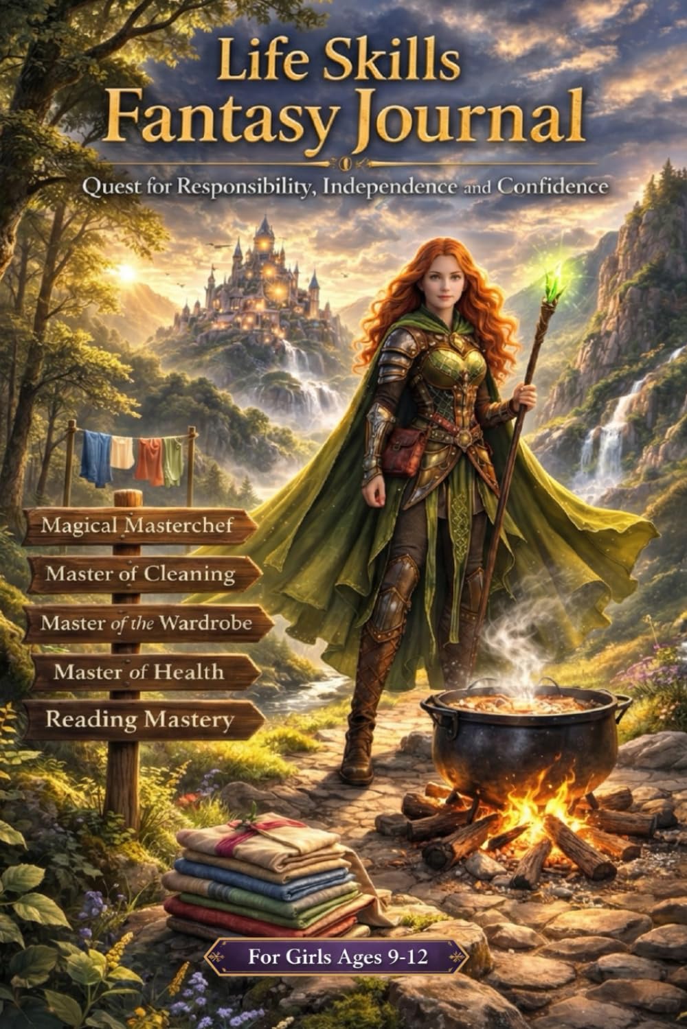Life Skills Fantasy Journal for Girls Ages 9 to 12: A Mentor Guided Quest for Responsibility, Independence and Confidence