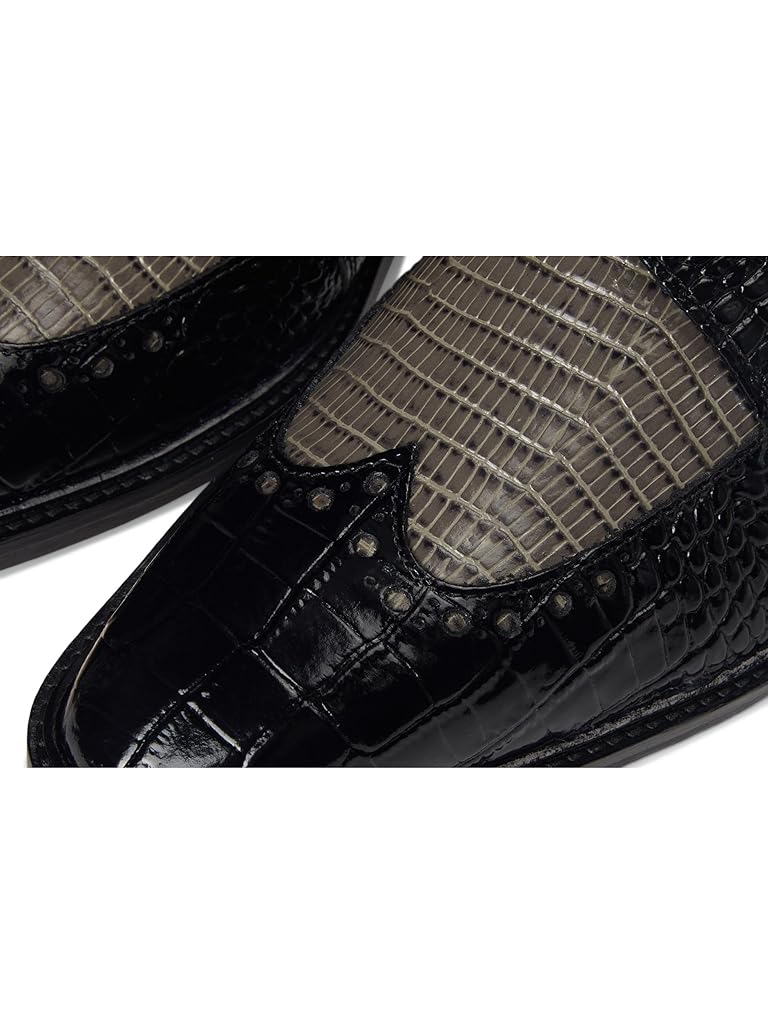 Black Stacy Adams Travato Wingtip Lace-Up