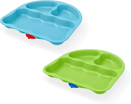 First Essentials by NUK - Platos de tri-Suction los colores pueden variar paquete de 2