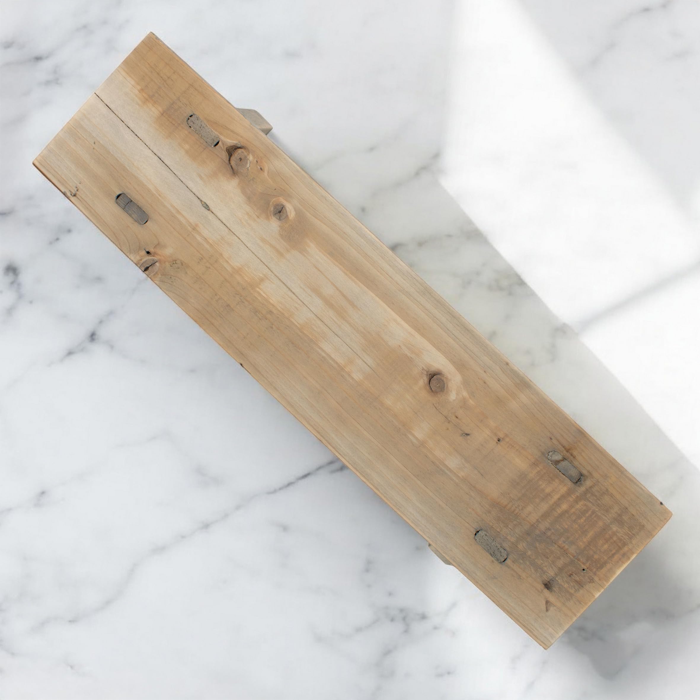 Spetebo Panca decorativa in legno, 58 x 27 x 22 cm, per piante e piante