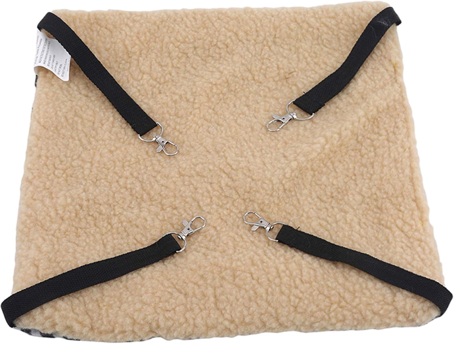 review Pet Cage Hammock Soft Plush Cat Hammock Cage Hanging Bed for Rabbit Cat