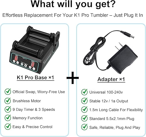 Miniatura 3 de Base de vaso K1 Pro Rock, base de vaso de repuesto K1 Pro Modelo Pulidor de rocas