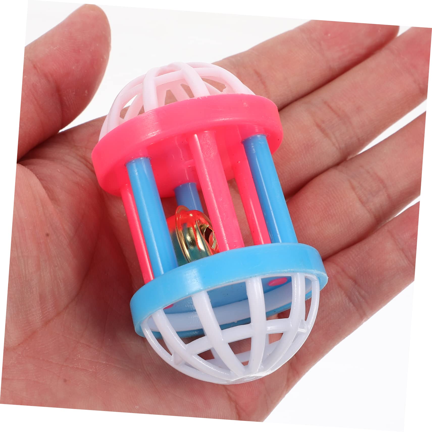 HANABASS 30stücke Hamster Glockenspielzeug Für Kleintiere Und Sichere Spielzeuge Für Hamster Meerschweinchen Und Kleine Haustiere Interaktives Spielzeug Mit Klingelgeräusch Farblich
