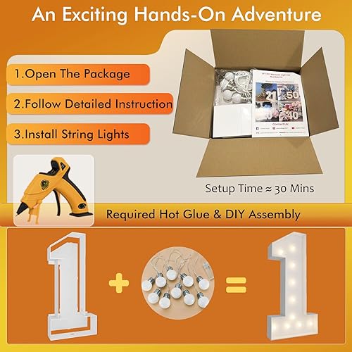 Miniatura 9 de Letras iluminadas de marquesina de 4 pies, letras grandes de marquesina, marco de globos de mosaico, letras grandes para decoración de compromiso,