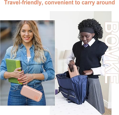 Miniatura 5 de BOVKE Funda rígida para calculadora compatible con Texas Instruments TI-84 Plus CE Calculadora gráfica a colorTI-83 Plus CE, bolsillo con cremallera