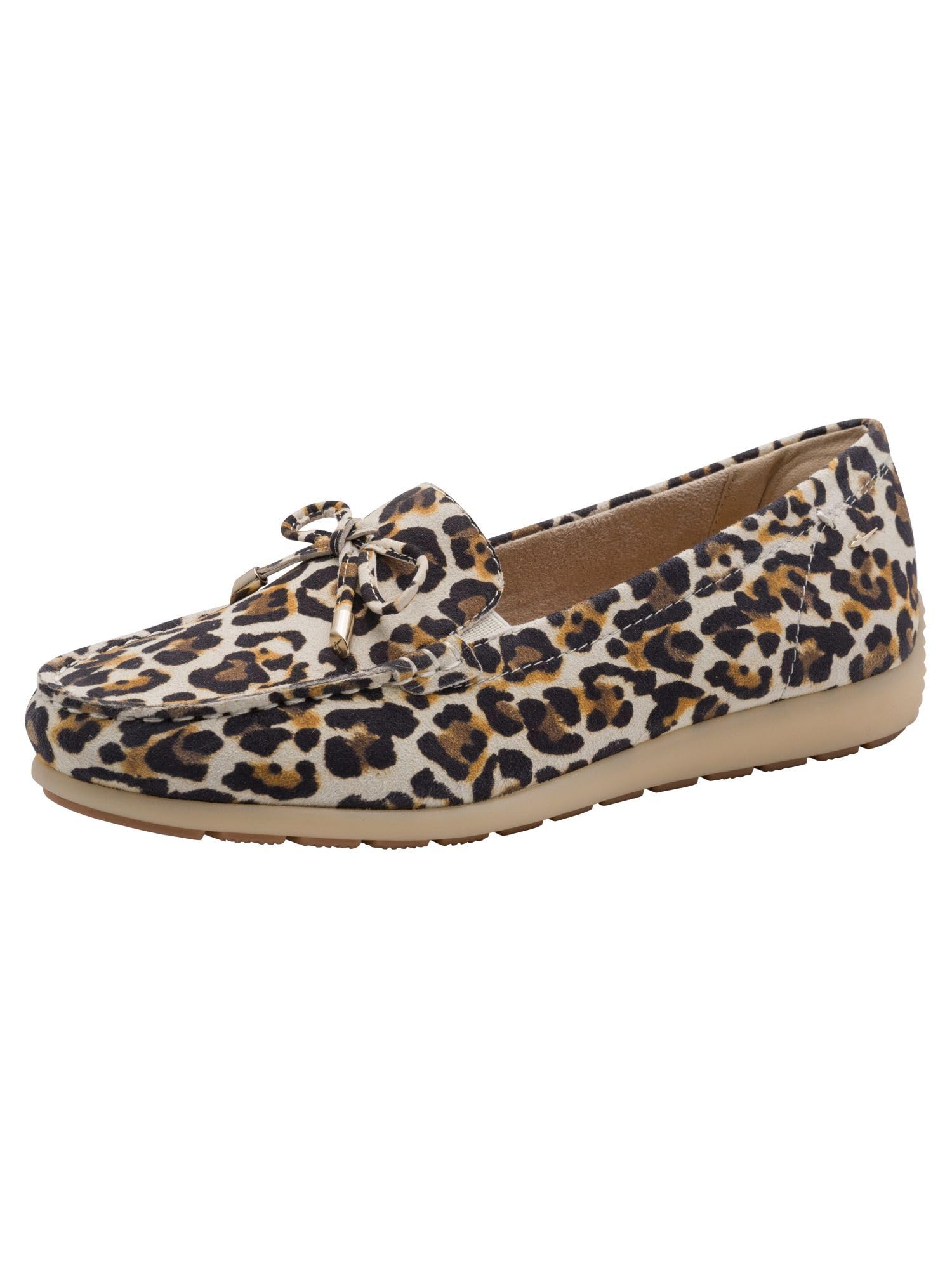 Tamaris Comfort Damen Moccassin 8-84600-44 BEIGE Leo (beige