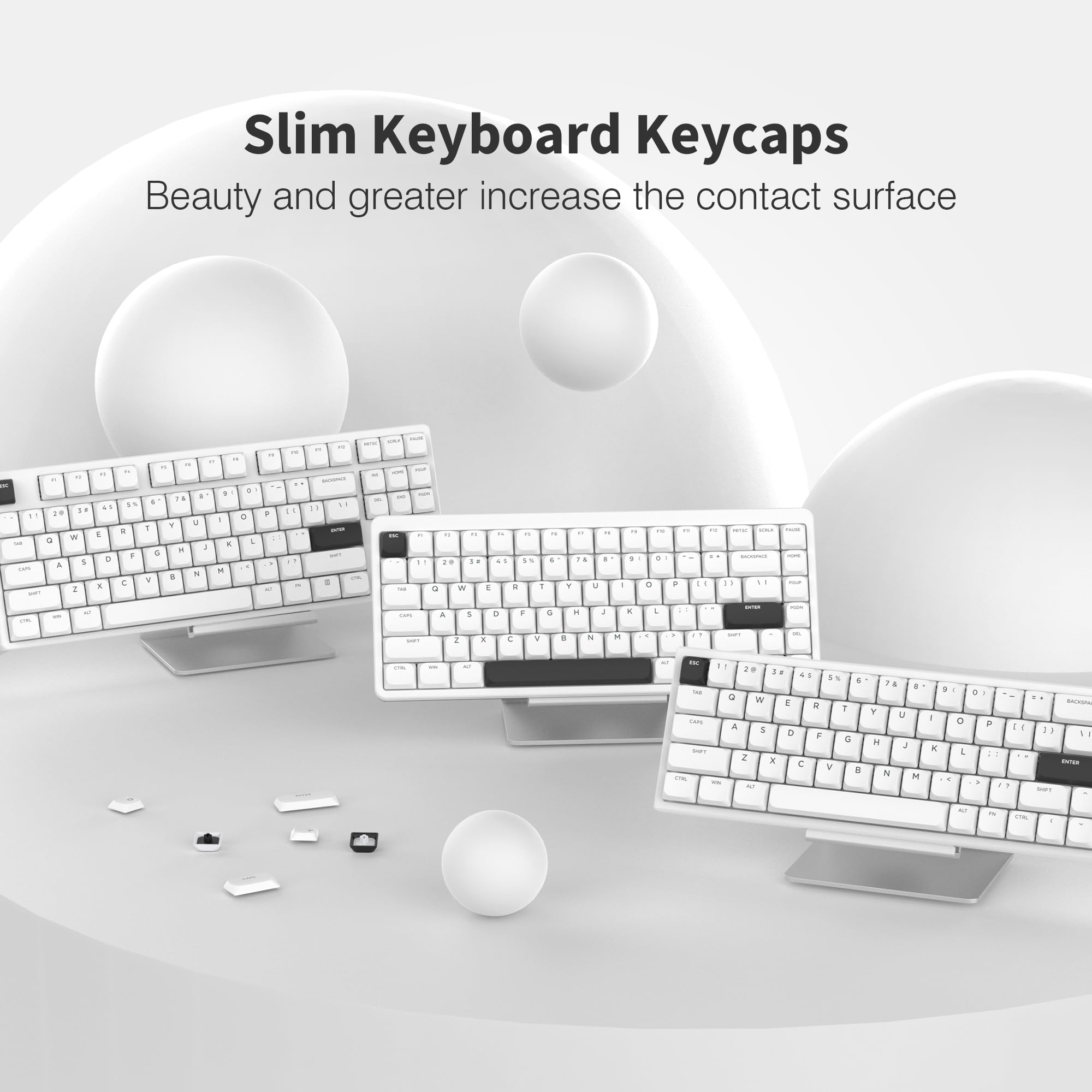 Amazon | XVX キーキャップ 薄型 ロープロファイル PBT キー