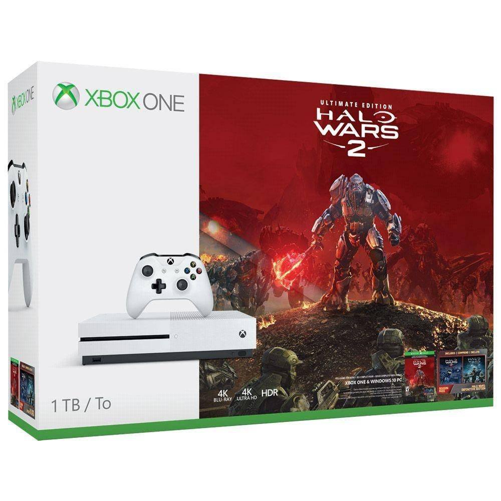 Xbox One S 1TB Konsolen-Bundle inkl. Halo Wars 2:Ultimate 