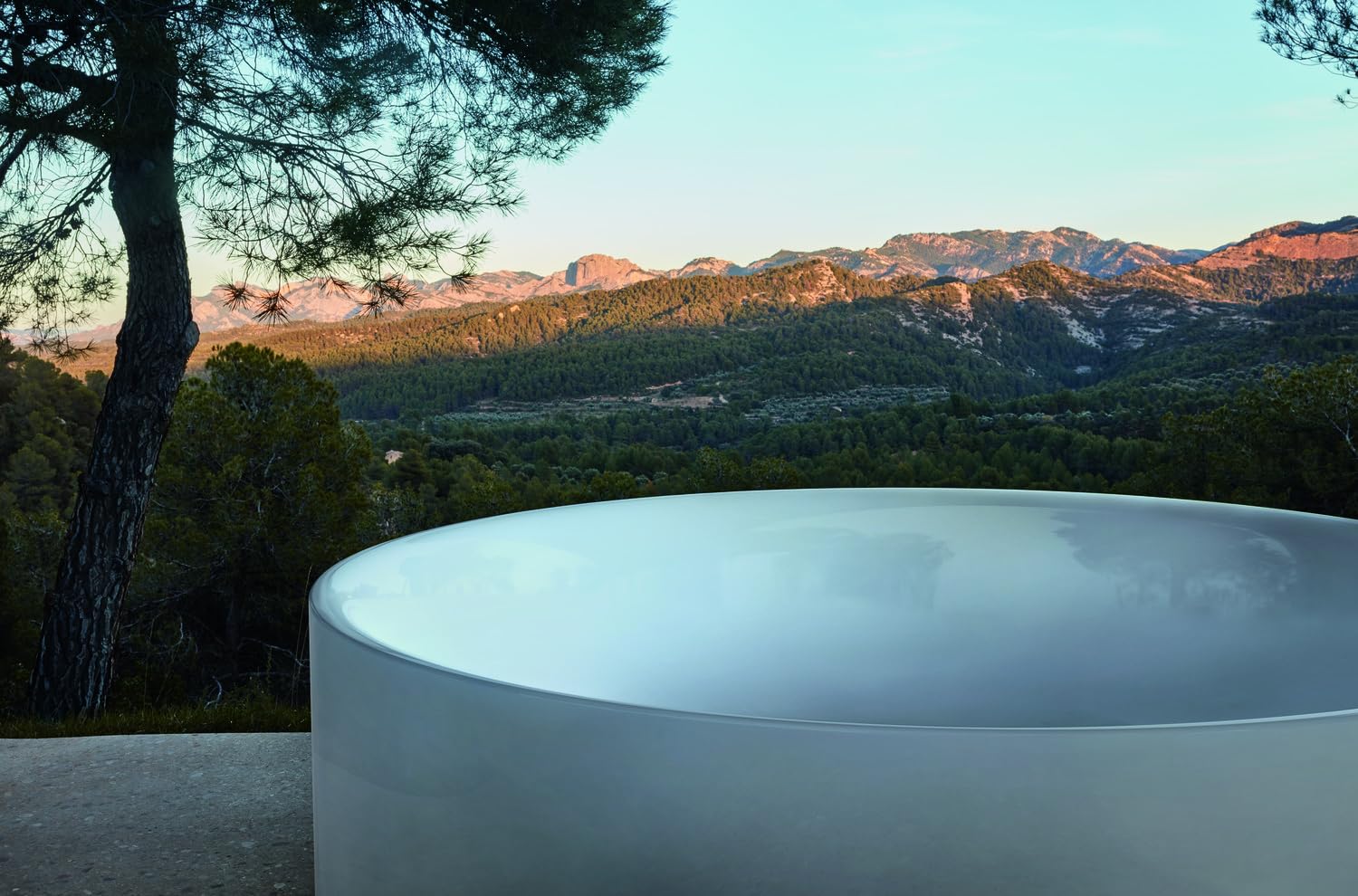 BettePond Silhouette bañera exenta, 150x150cm, 6045 CFXXS, blanco, Color: Blanco brillante